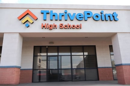 The front of the building of the Avondale campus